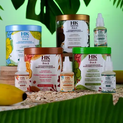 Productos para el cuidado del cabello: mascarillas, cremas y aceites